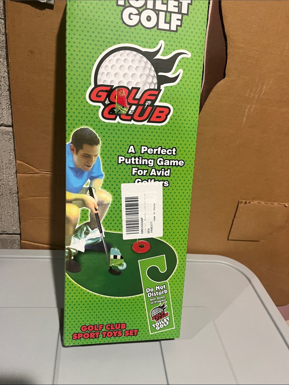 Toilet Golf Putting Game - Green